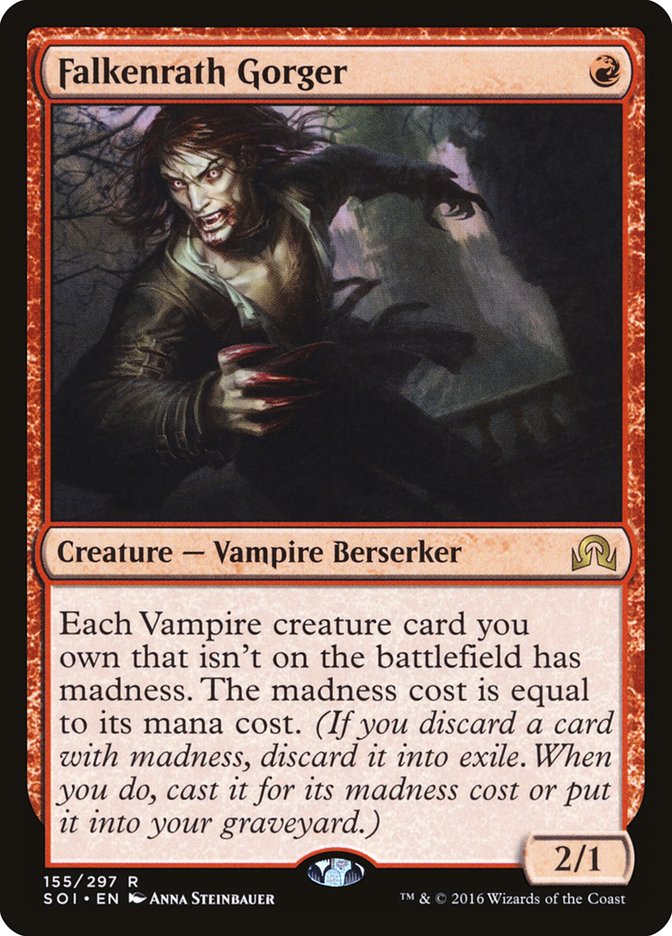 Falkenrath Gorger [Shadows over Innistrad] Magic: The Gathering