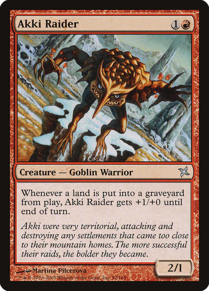 Akki Raider [Betrayers of Kamigawa] Magic: The Gathering