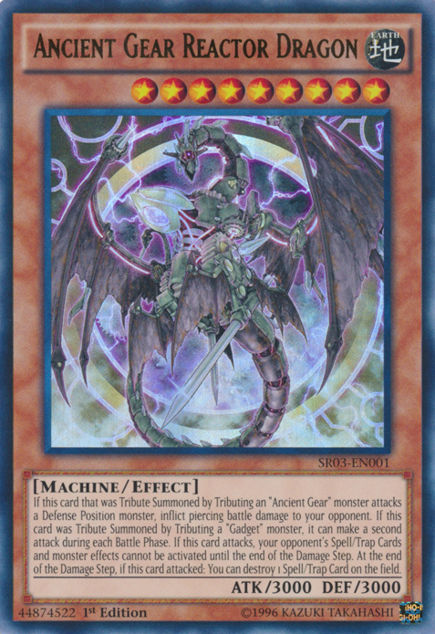 Ancient Gear Reactor Dragon [SR03-EN001] Ultra Rare Yu-Gi-Oh!