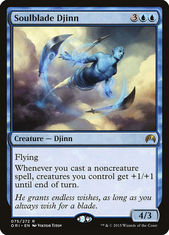 Soulblade Djinn [Magic Origins] Magic: The Gathering