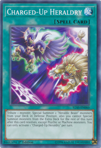 Charged-Up Heraldry [IGAS-EN060] Common Yu-Gi-Oh!