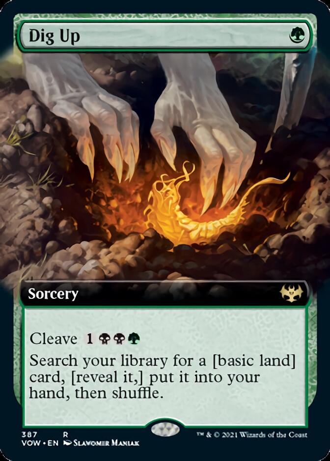Dig Up (Extended Art) [Innistrad: Crimson Vow] Magic: The Gathering