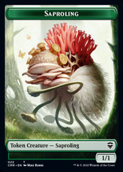 Copy (023) // Saproling Double-Sided Token [Commander Legends Tokens] Magic: The Gathering