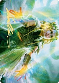 Revitalize Art Card (Gold-Stamped Signature) [Kaldheim Art Series] Magic: The Gathering