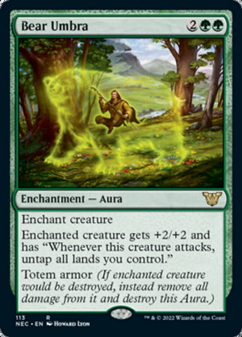Bear Umbra [Kamigawa: Neon Dynasty Commander] Magic: The Gathering