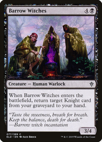Barrow Witches [Throne of Eldraine] Magic: The Gathering