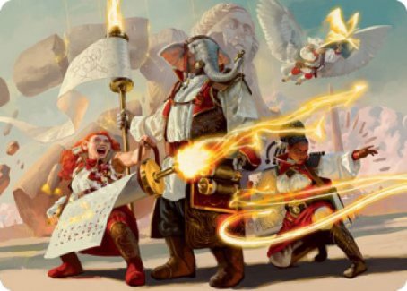 Lorehold Command Art Card [Strixhaven: School of Mages Art Series] Magic: The Gathering