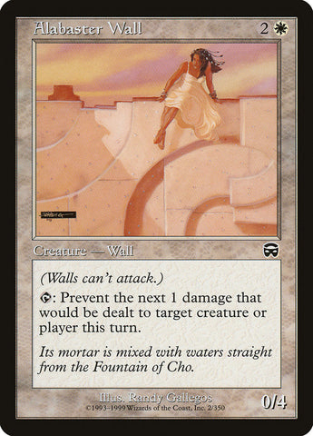 Alabaster Wall [Mercadian Masques] Magic: The Gathering