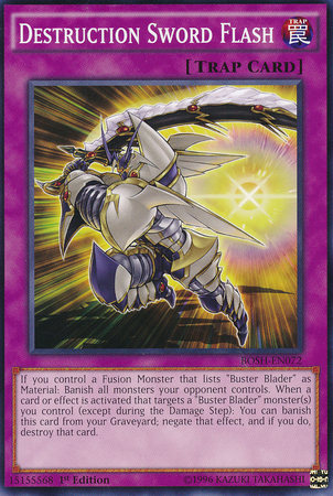 Destruction Sword Flash [BOSH-EN072] Common Yu-Gi-Oh!