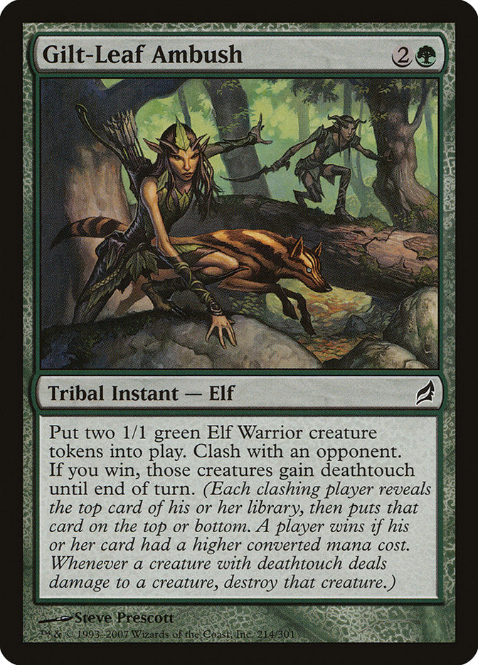 Gilt-Leaf Ambush [Lorwyn] Magic: The Gathering