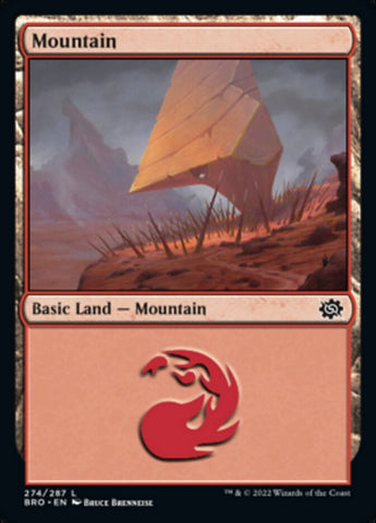 Mountain (274) [The Brothers' War] Magic: The Gathering