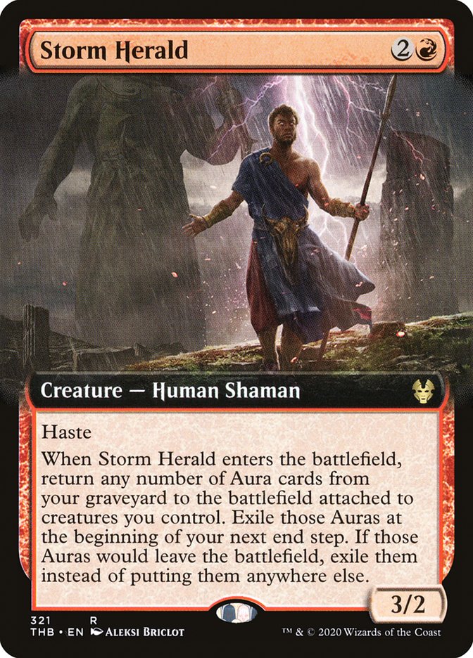 Storm Herald (Extended Art) [Theros Beyond Death] Magic: The Gathering