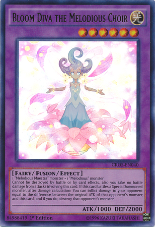Bloom Diva the Melodious Choir [CROS-EN040] Ultra Rare Yu-Gi-Oh!