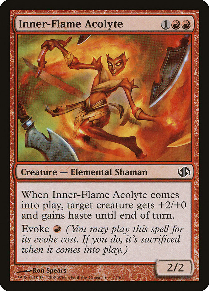 Inner-Flame Acolyte [Duel Decks: Jace vs. Chandra] Magic: The Gathering