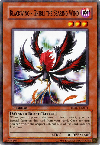 Blackwing - Ghibli the Searing Wind [TSHD-EN001] Common Yu-Gi-Oh!