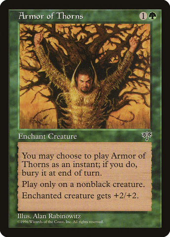 Armor of Thorns [Mirage] Magic: The Gathering