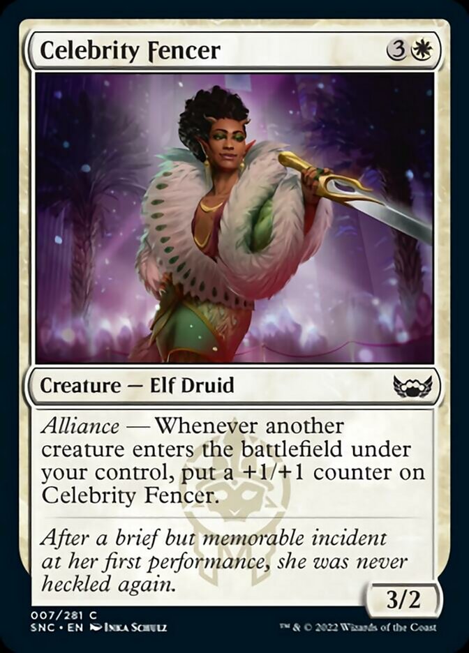 Celebrity Fencer [Streets of New Capenna] Magic: The Gathering