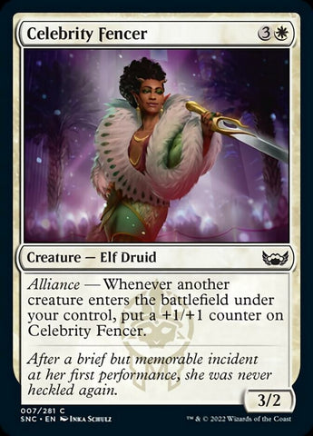 Celebrity Fencer [Streets of New Capenna] Magic: The Gathering