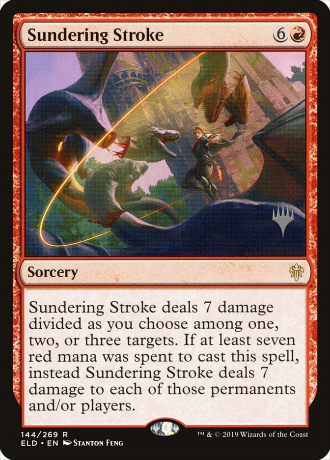 Sundering Stroke (Promo Pack) [Throne of Eldraine Promos] Magic: The Gathering