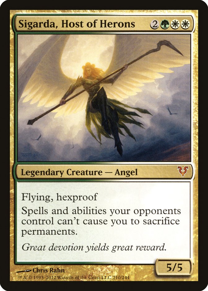 Sigarda, Host of Herons [Avacyn Restored] Magic: The Gathering