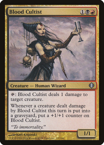 Blood Cultist [Shards of Alara] Magic: The Gathering