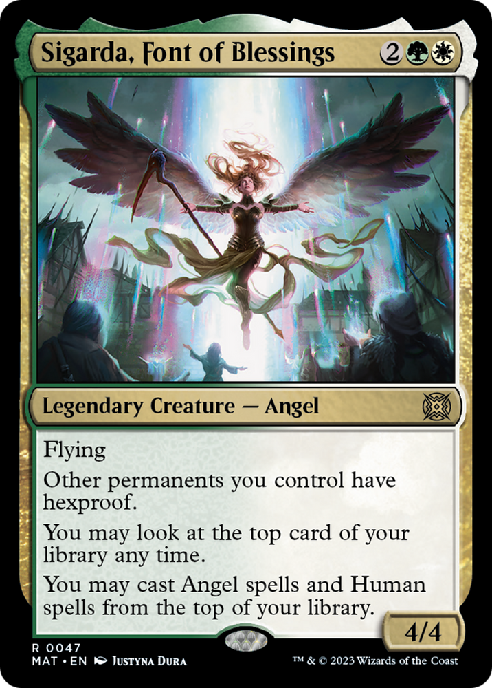 Sigarda, Font of Blessings [March of the Machine: The Aftermath] Magic: The Gathering