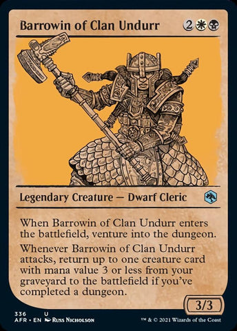 Barrowin of Clan Undurr (Showcase) [Dungeons & Dragons: Adventures in the Forgotten Realms] Magic: The Gathering