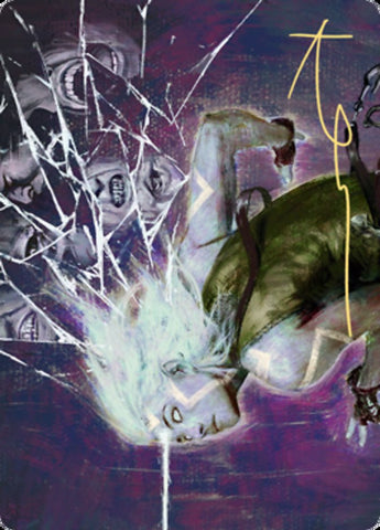 Anticognition Art Card (Gold-Stamped Signature) [Zendikar Rising Art Series] Magic: The Gathering