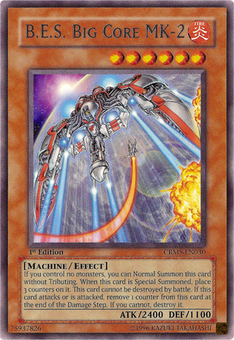 B.E.S. Big Core MK-2 [CRMS-EN030] Rare Yu-Gi-Oh!
