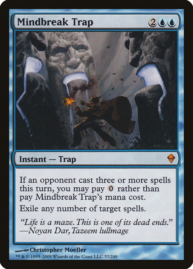 Mindbreak Trap [Zendikar] Magic: The Gathering