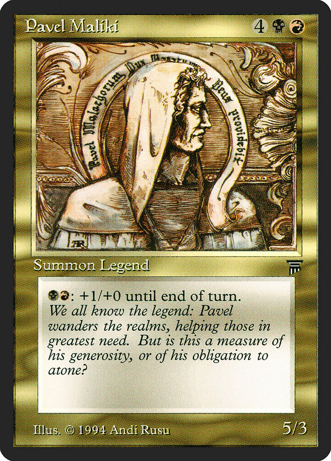Pavel Maliki [Legends] Magic: The Gathering