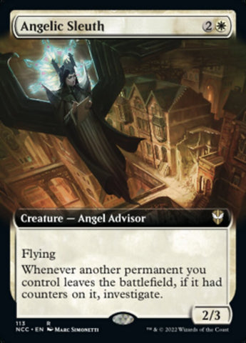 Angelic Sleuth (Extended Art) [Streets of New Capenna Commander] Magic: The Gathering