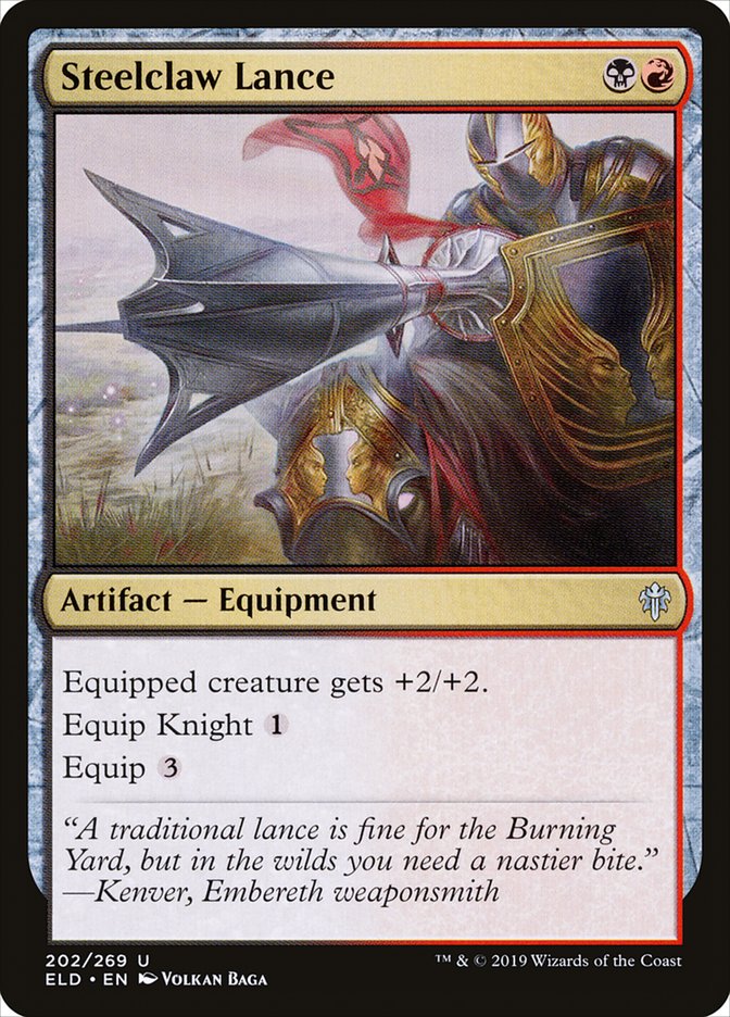 Steelclaw Lance [Throne of Eldraine] Magic: The Gathering