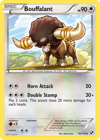 Bouffalant (90/114) [Black & White: Base Set] Pokémon