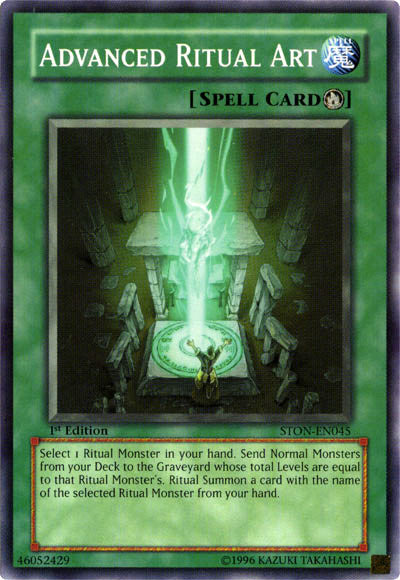 Advanced Ritual Art [STON-EN045] Common Yu-Gi-Oh!