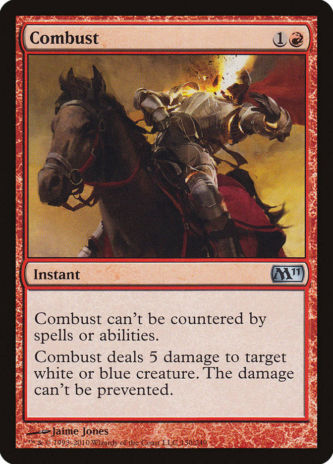 Combust [Magic 2011] Magic: The Gathering