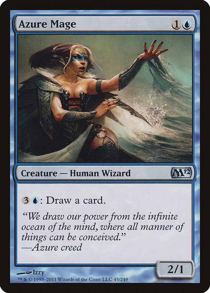 Azure Mage [Magic 2012] Magic: The Gathering