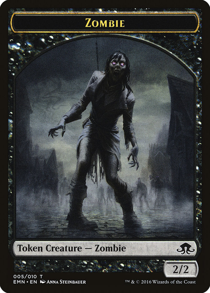 Zombie Token (005/010) [Eldritch Moon Tokens] Magic: The Gathering