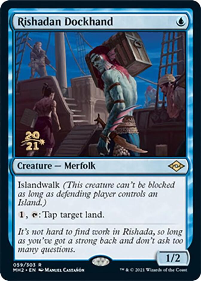 Rishadan Dockhand [Modern Horizons 2 Prerelease Promos] Magic: The Gathering