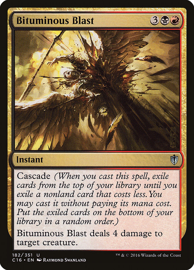 Bituminous Blast [Commander 2016] Magic: The Gathering