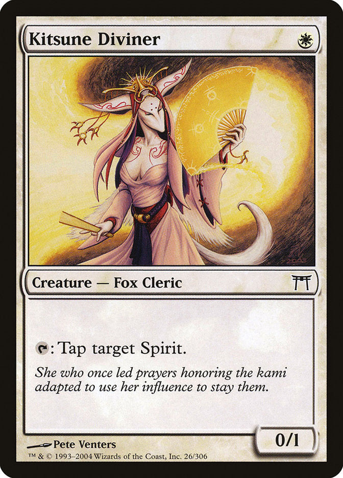 Kitsune Diviner [Champions of Kamigawa] Magic: The Gathering