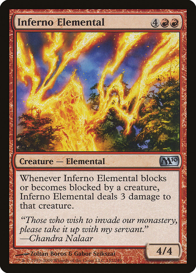 Inferno Elemental [Magic 2010] Magic: The Gathering