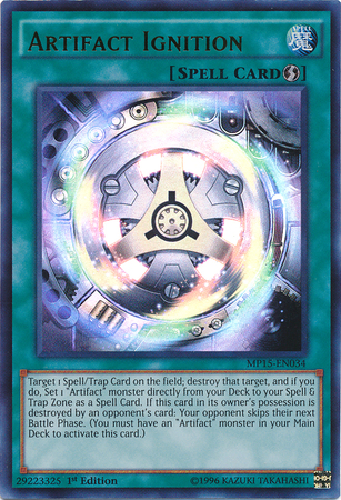 Artifact Ignition [MP15-EN034] Ultra Rare Yu-Gi-Oh!