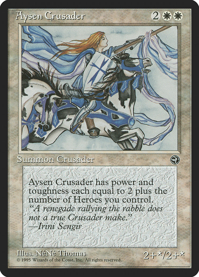 Aysen Crusader [Homelands] Magic: The Gathering