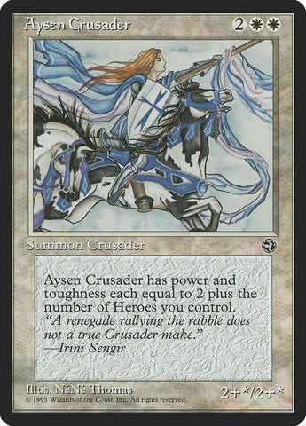 Aysen Crusader [Homelands] Magic: The Gathering