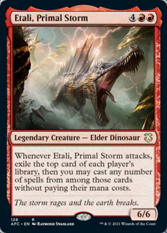 Etali, Primal Storm [Dungeons & Dragons: Adventures in the Forgotten Realms Commander] Magic: The Gathering
