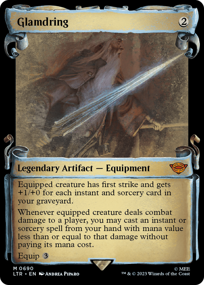 Glamdring [The Lord of the Rings: Tales of Middle-Earth Showcase Scrolls] Magic: The Gathering