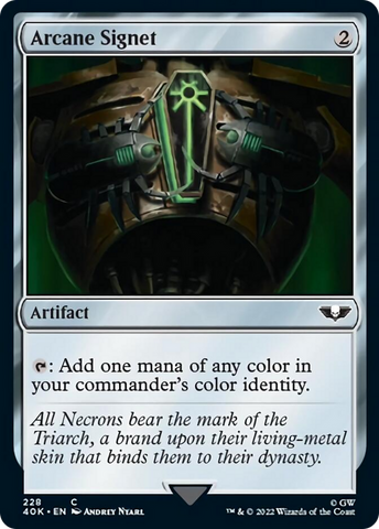 Arcane Signet (228) [Warhammer 40,000] Magic: The Gathering