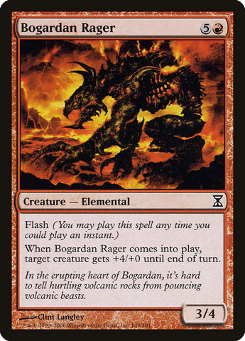 Bogardan Rager [Time Spiral] Magic: The Gathering
