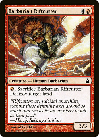 Barbarian Riftcutter [Ravnica: City of Guilds] Magic: The Gathering